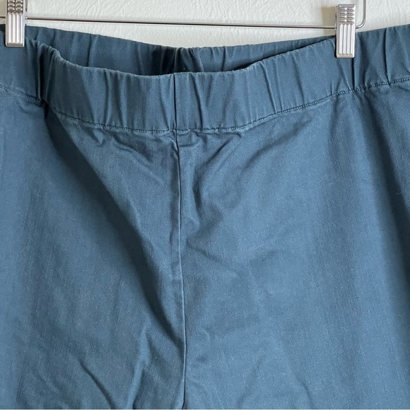 Soft Surroundings Blue Elastic Waist Metro Skinny Snap Ankle Pants Size 2X - Picture 2 of 14